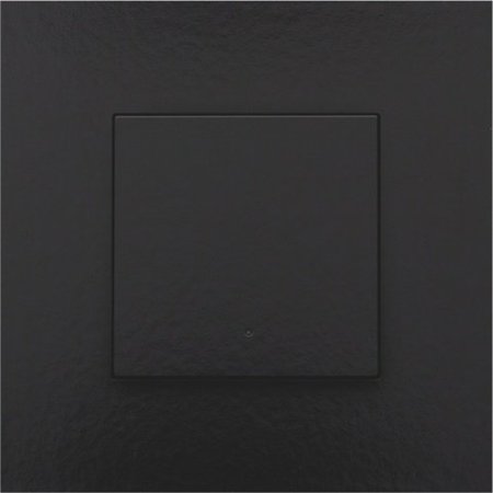 Niko Enkelvoudige drukknop met led voor Niko Home control,Pure Piano Black