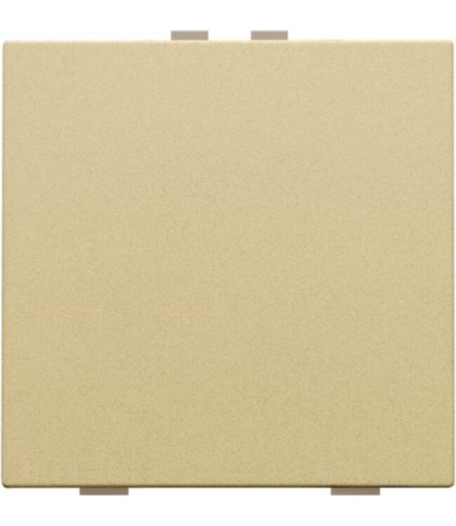 Niko Enkelvoudige drukknop voor Niko Home control, Pure Alu look Gold