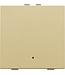 Niko Enkelvoudige drukknop met led voor Niko Home control, Pure Alu look Gold