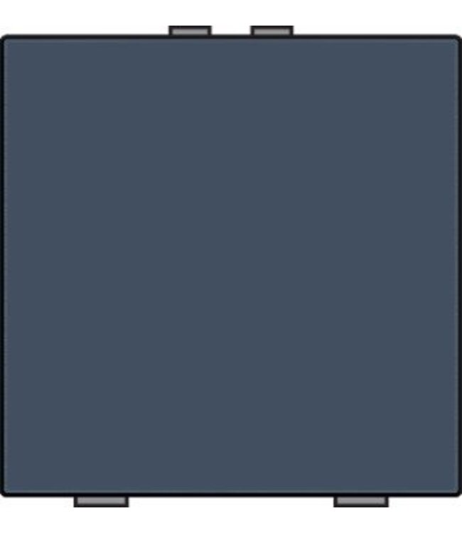 Niko Enkelvoudige drukknop voor Niko Home control, Pure Alu Look Grey Steel