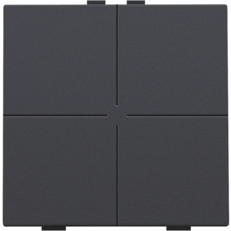 Niko Viervoudige drukknop voor Niko Home Control,Anthracite