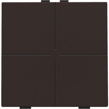 Niko Viervoudige drukknop voor Niko Home Control,Dark brown