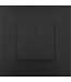 Niko Viervoudige drukknop voor Niko Home Control, Pure Piano Black