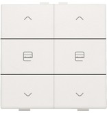 Niko Dubbele motorbediening voor Niko Home Control, White