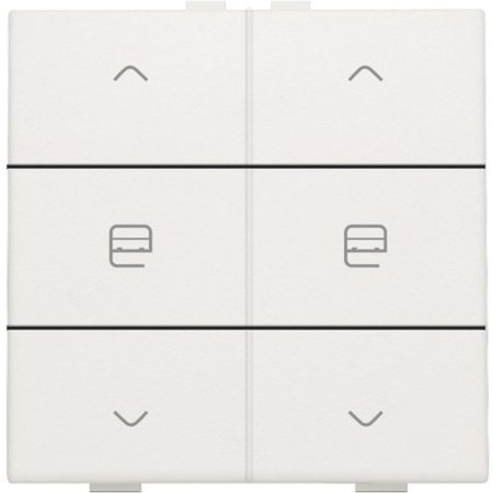 Niko Dubbele motorbediening voor Niko Home Control, White