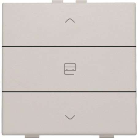 Niko Enkelvoudige motorbediening voor Niko Home Control, Light grey