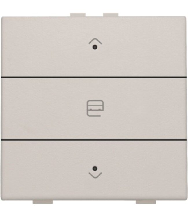 Niko Enkelvoudige motorbediening met led voor Niko Home Control, Light grey