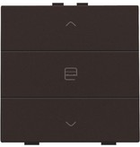 Niko Enkelvoudige motorbediening voor Niko Home Control,Dark brown