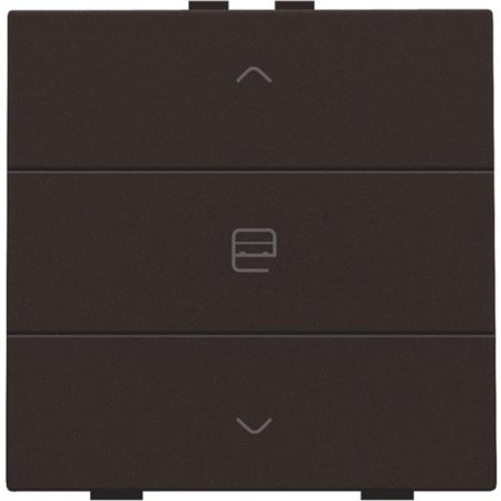 Niko Enkelvoudige motorbediening voor Niko Home Control,Dark brown