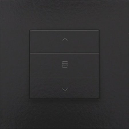 Niko Enkelvoudige motorbediening voor Niko Home Control,Pure Piano Black