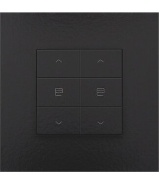 Niko Dubbele motorbediening,Pure Piano Black