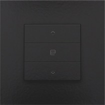 Enkelvoudige motorbediening met led,Pure Piano Black