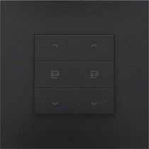 Dubbele motorbediening met led,Pure Piano Black