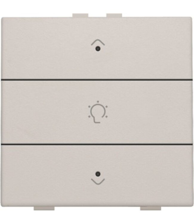 Niko Enkelvoudige dimbediening met led voor Niko Home Control, Light grey