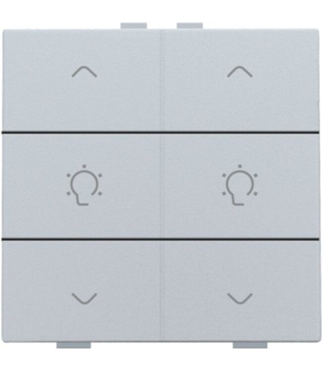 Niko Dubbele dimbediening voor Niko Home Control, Sterling