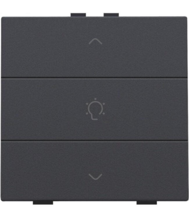 Niko Enkelvoudige dimbediening voor Niko Home Control, Anthracite