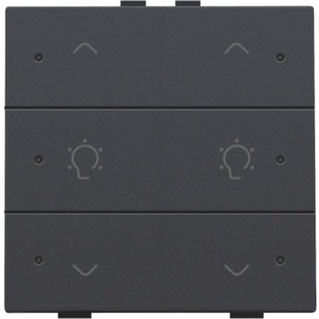 Niko Dubbele dimbediening met led voor Niko Home Control,Anthracite