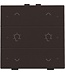 Niko Dubbele dimbediening met led voor Niko Home Control, Dark brown