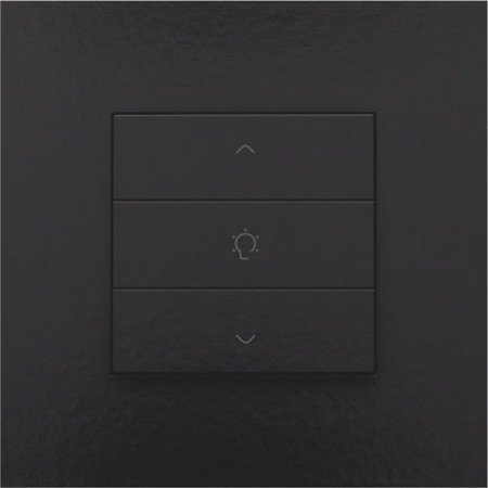 Niko Enkelvoudige dimbediening voor Niko Home Control, Piano Black