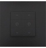 Niko Dubbele dimbediening voor Niko Home Control, Piano Black