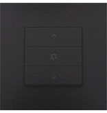 Niko Enkelvoudige dimbediening met led voor Niko Home Control, Piano Black