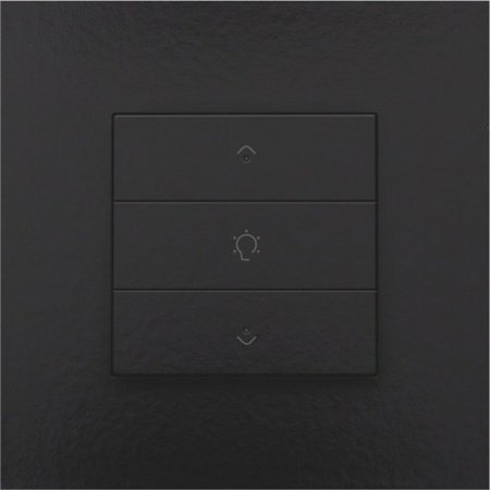 Niko Enkelvoudige dimbediening met led voor Niko Home Control, Piano Black