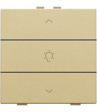 Niko Enkelvoudige dimbediening, Alu look Gold Niko Enkelvoudige dimbediening, Alu look Gold