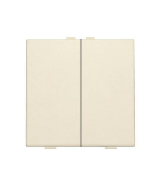 Niko Tweevoudige drukknop, Cream Niko Tweevoudige drukknop, Cream