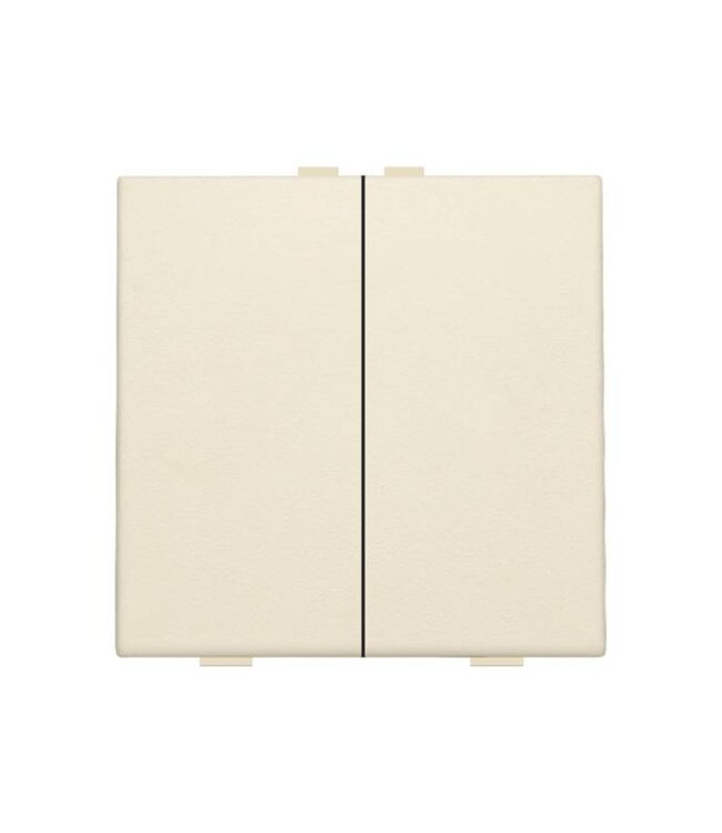 Niko Tweevoudige drukknop voor Niko Home Control, Cream