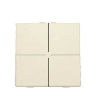 Niko Viervoudige drukknop, Cream