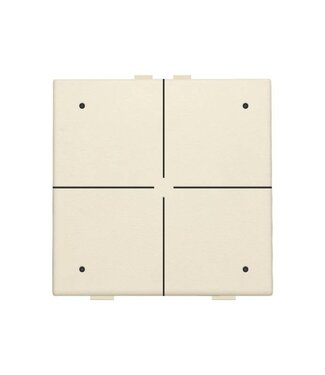 Niko Viervoudige drukknop met led, Cream Niko Viervoudige drukknop met led, Cream