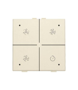 Niko Ventilatiebediening met led, Cream