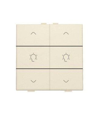Niko Dubbele dimbediening, Cream