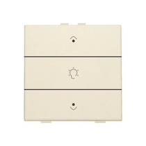 Enkelvoudige dimbediening met led, Cream