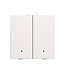 Niko Tweevoudige drukknop met led voor Niko Home Control, White