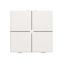 Viervoudige drukknop, White