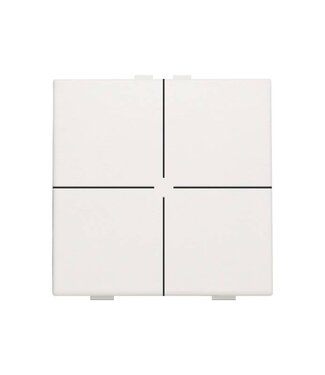 Niko Viervoudige drukknop, White