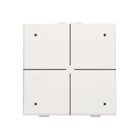 Niko Viervoudige drukknop met led voor Niko Home Control, White