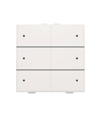 Niko Zesvoudige drukknop met led, White