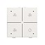 Niko Ventilatiebediening met led voor Niko Home Control, White