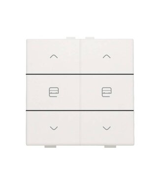 Niko Dubbele motorbediening, White