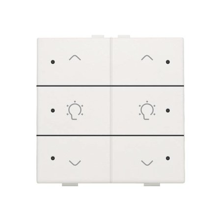 Niko Dubbele dimbediening met led voor Niko Home Control, White