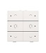 Niko Dubbele dimbediening met led voor Niko Home Control, White