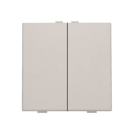 Niko Tweevoudige drukknop voor Niko Home Control, Light grey
