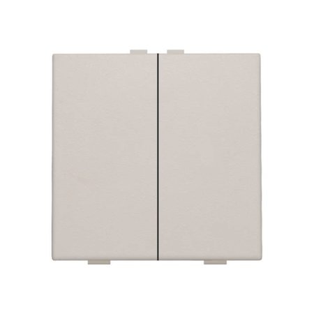 Niko Tweevoudige drukknop voor Niko Home Control, Light grey