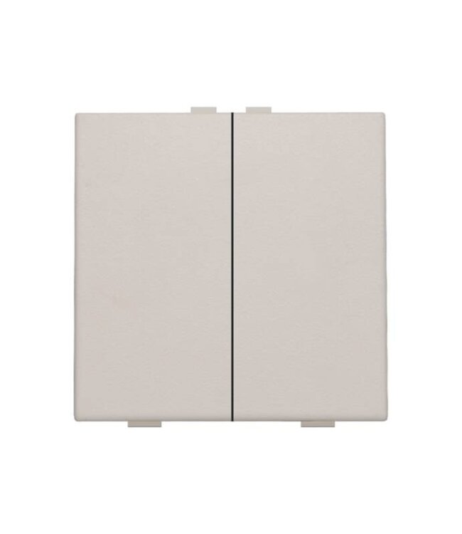 Niko Tweevoudige drukknop voor Niko Home Control, Light grey