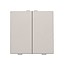 Niko Tweevoudige drukknop voor Niko Home Control, Light grey