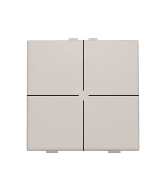 Niko Viervoudige drukknop, Light grey