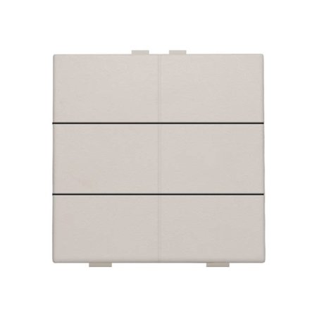 Niko Zesvoudige drukknop voor Niko Home Control, Light grey