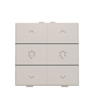 Niko Dubbele dimbediening, Light grey